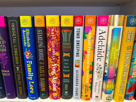 My bookshelf with botm books