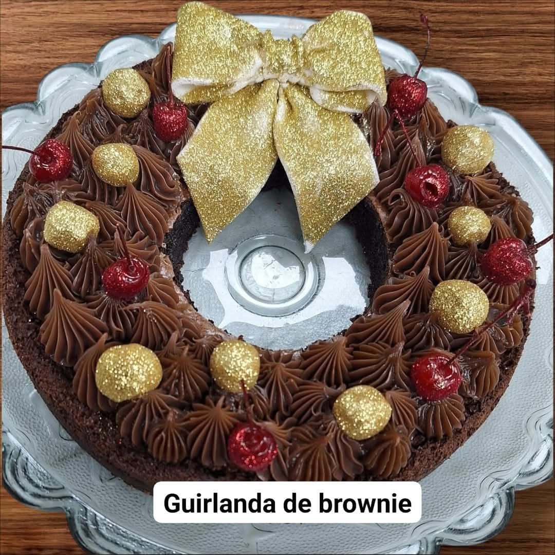Guirlanda de brownie  com a chef Regininha cake