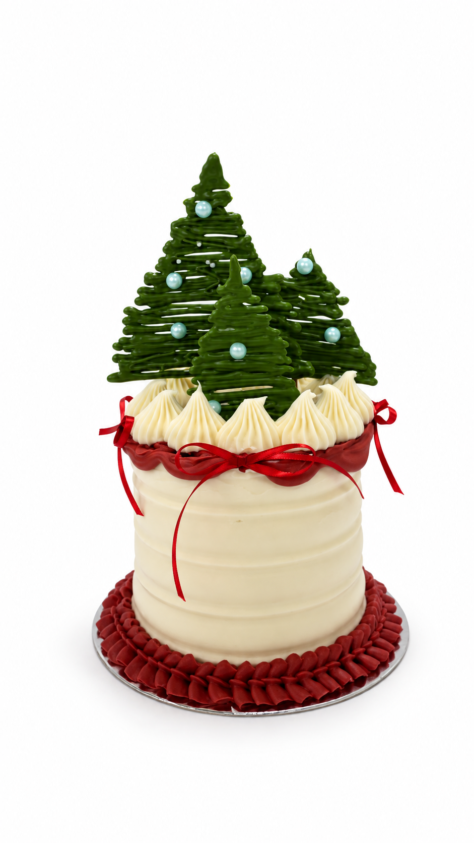 Bolo Natalino Decorado com Chantinache e Decoração Criativa com o Chef Abner Colombati