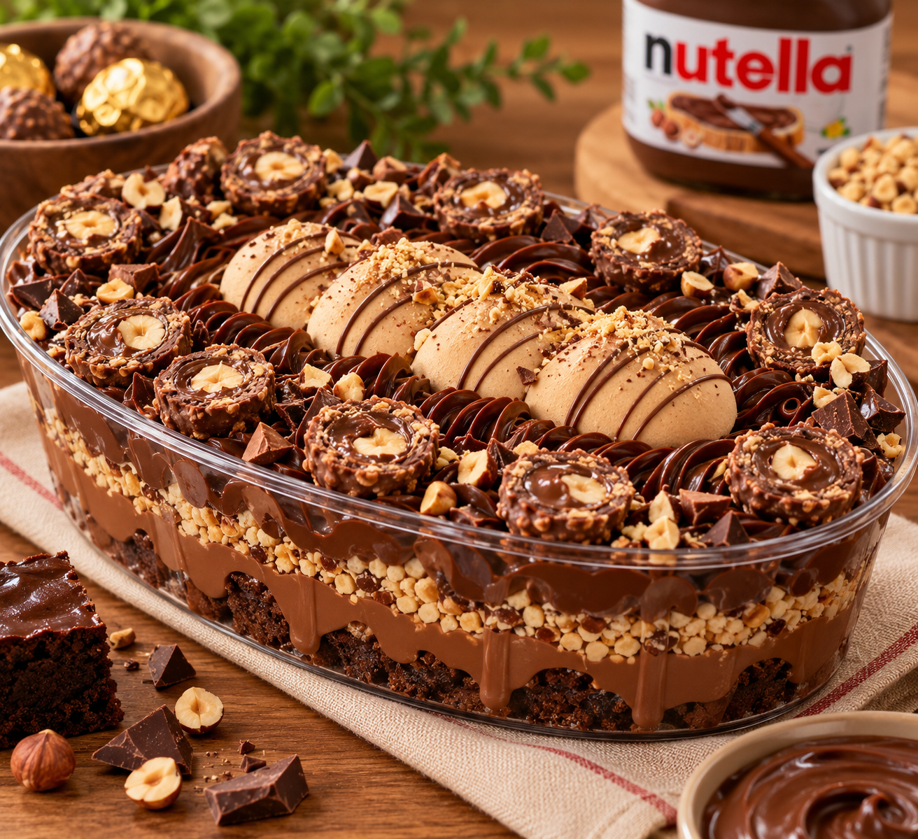 MASTER TORTAS — TORTAS & SOBREMESAS NA TRAVESSA / DIA 4 — TRAVESSA BROWNIE CROC NUTELLA com a Chef Lena Dias
