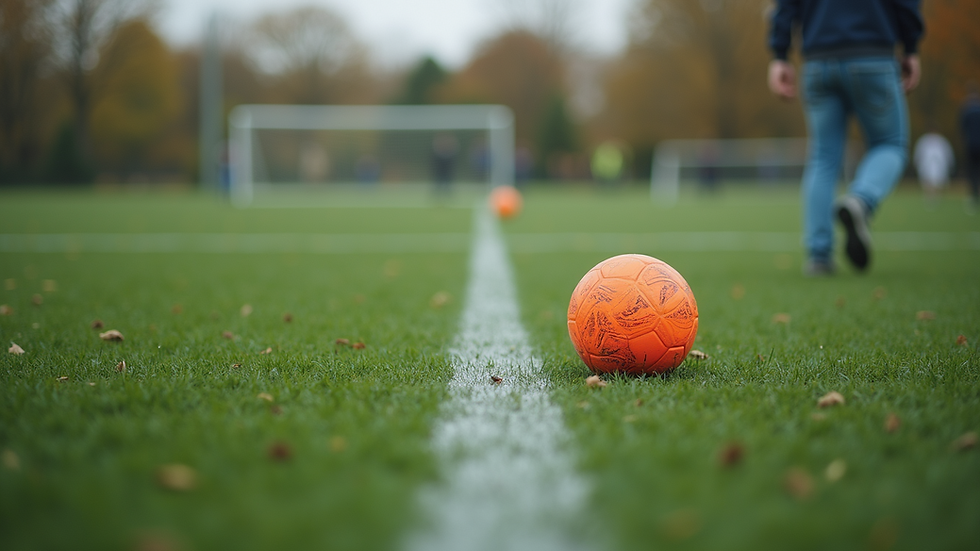 Eye-level view of a serene outdoor training environment
