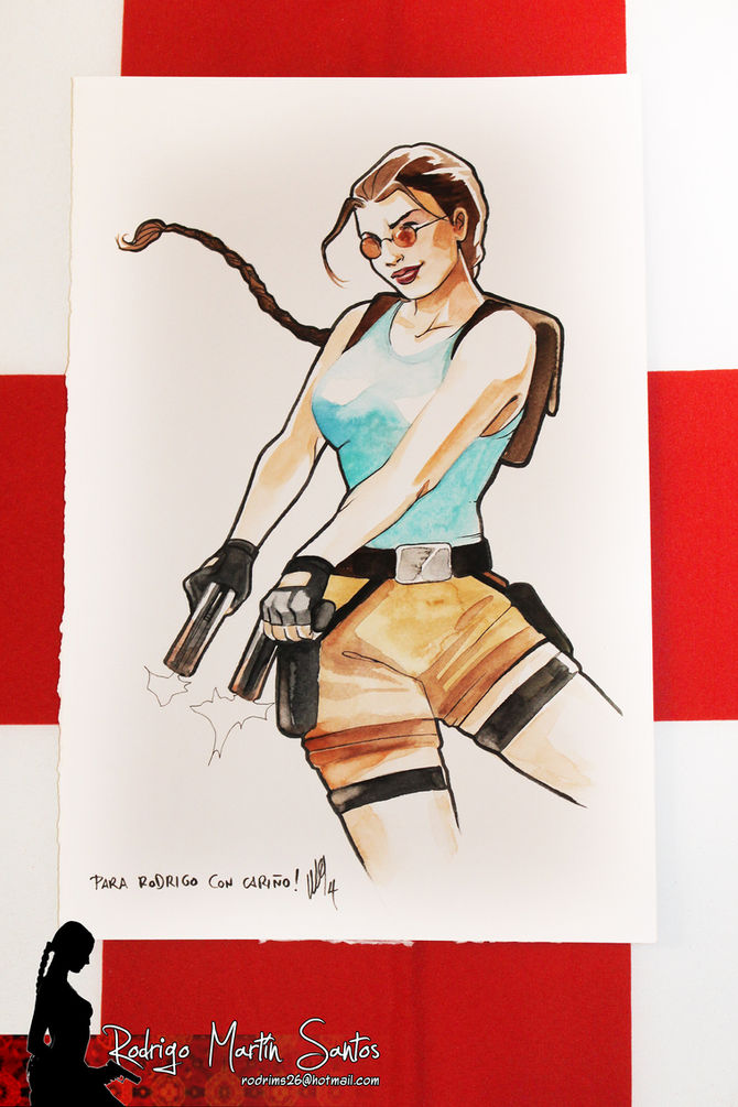 Lara Croft by María Emegé