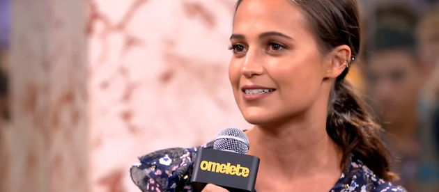 Interview with Alicia Vikander at CCXP 17 talking about the new Tomb Raider movie.