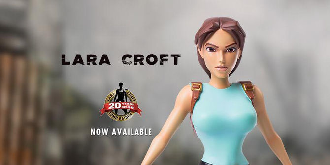 Revealed the first statue of the 20th Anniversary of Tomb Raider.