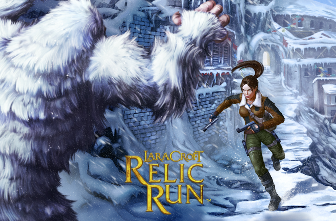 New Trailer and Promotional art of Lara Croft Relic Run - Mountain Pass