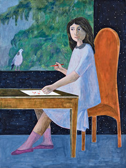 Still Life Drawing of a Dotted Pigeon 斑鳩的靜物素描