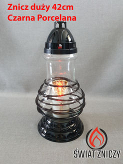 Znicz duży 42cm -Czarna Porcelana.jpg