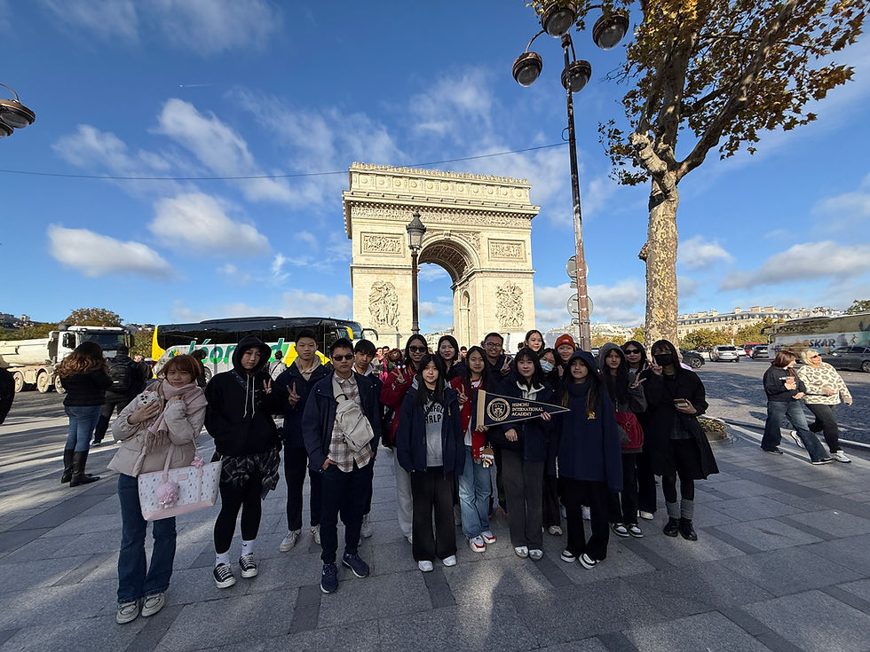 🌍HIA iGEM Team Arrives in Paris for the 2025 iGEM Giant Jamboree!✨