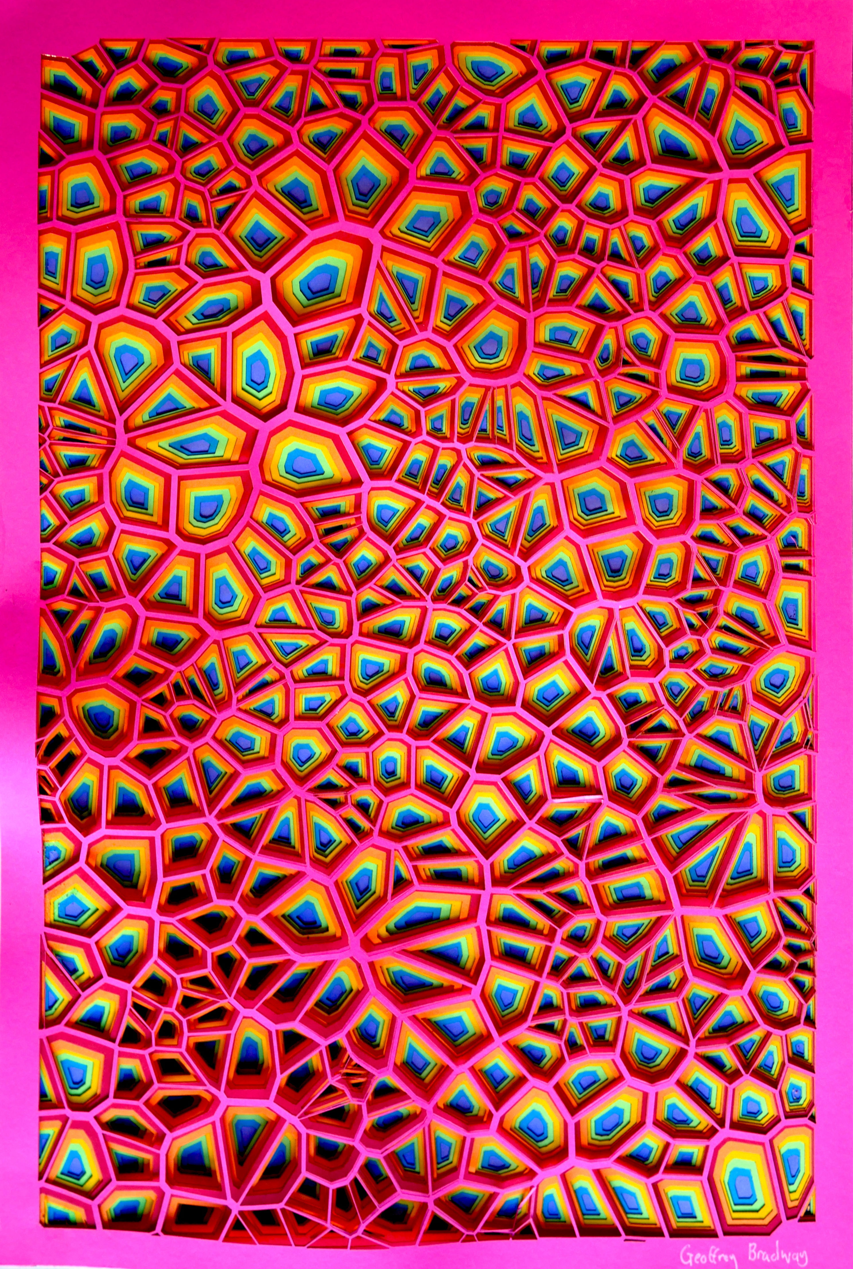 Rainbow Paper Sculpture