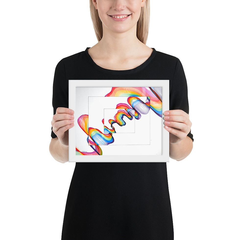 Thumbnail: Fragments of Spectral Color - Framed Poster