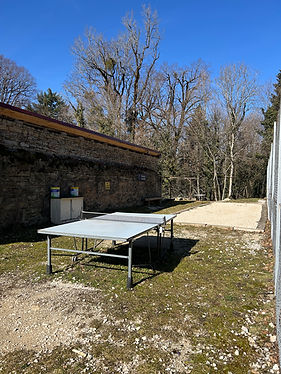 espaces table de ping pong