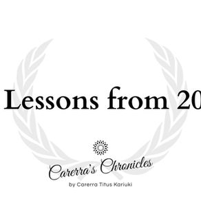 20 Lessons from 2024