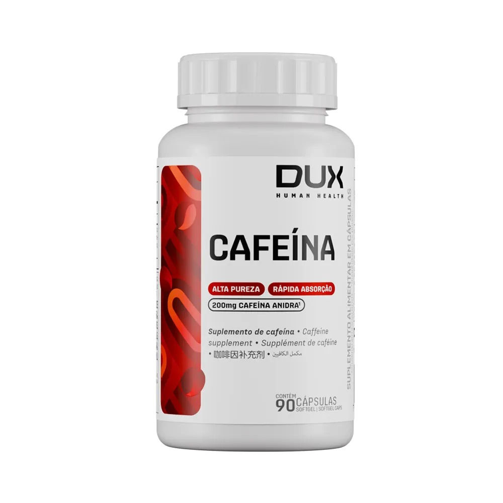 Cafeína Dux 200mg - 90cps