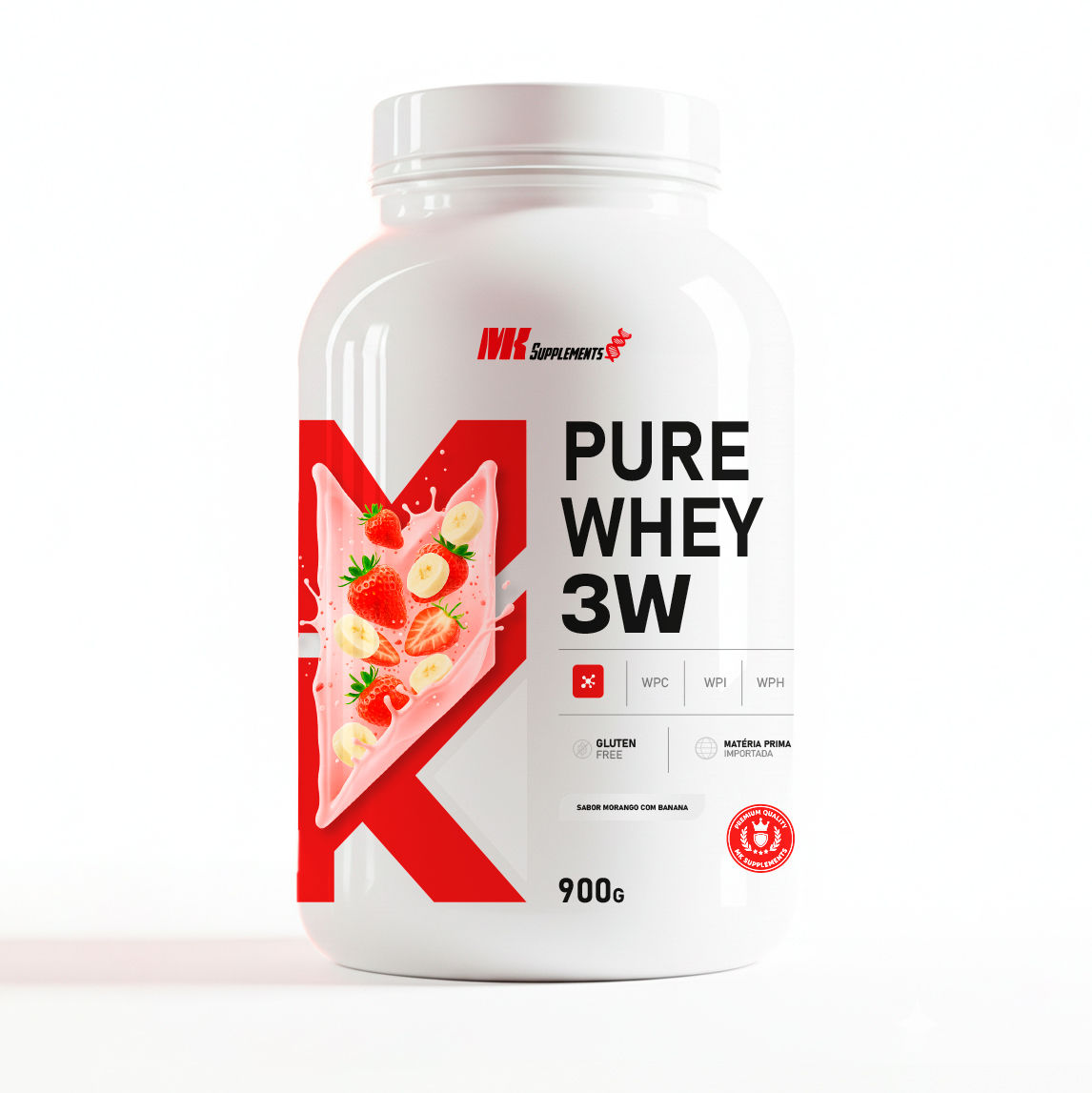 Pure Whey 3W Mk Supplements - 900g
