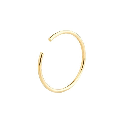 Miniatura: Piercing Nostril - Agolinha Lisa 💎 Ouro 18k