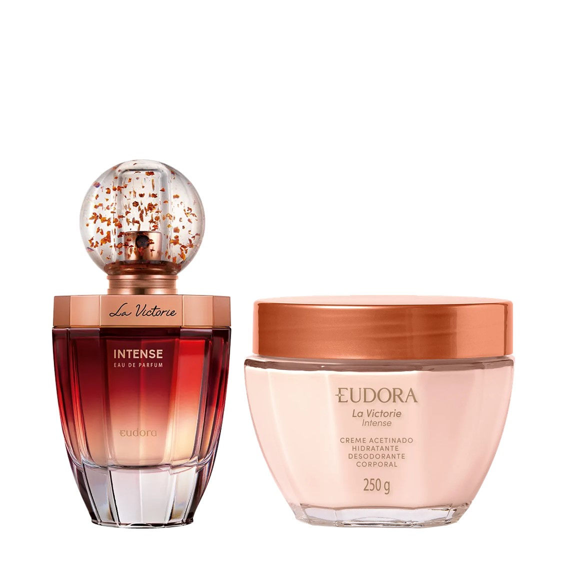Combo La Victorie Intense: Eau de Parfum 75ml + Creme Acetinado - 250g
