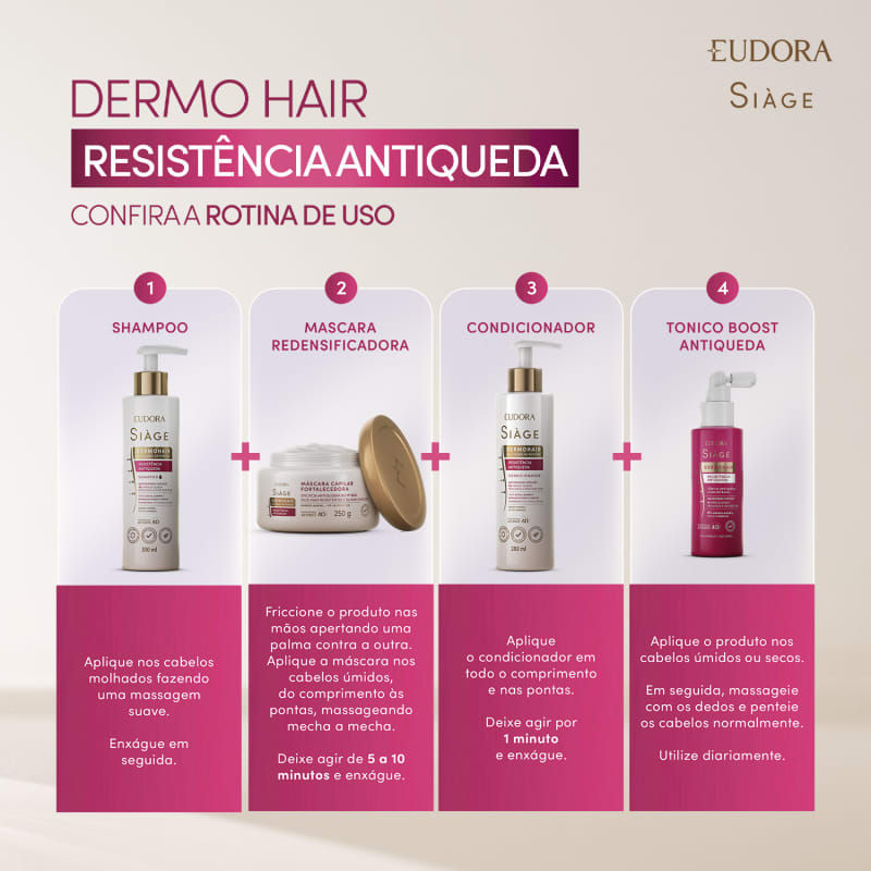 Miniatura: Condicionador Siàge Dermo Hair Resistência Antiqueda - 280ml