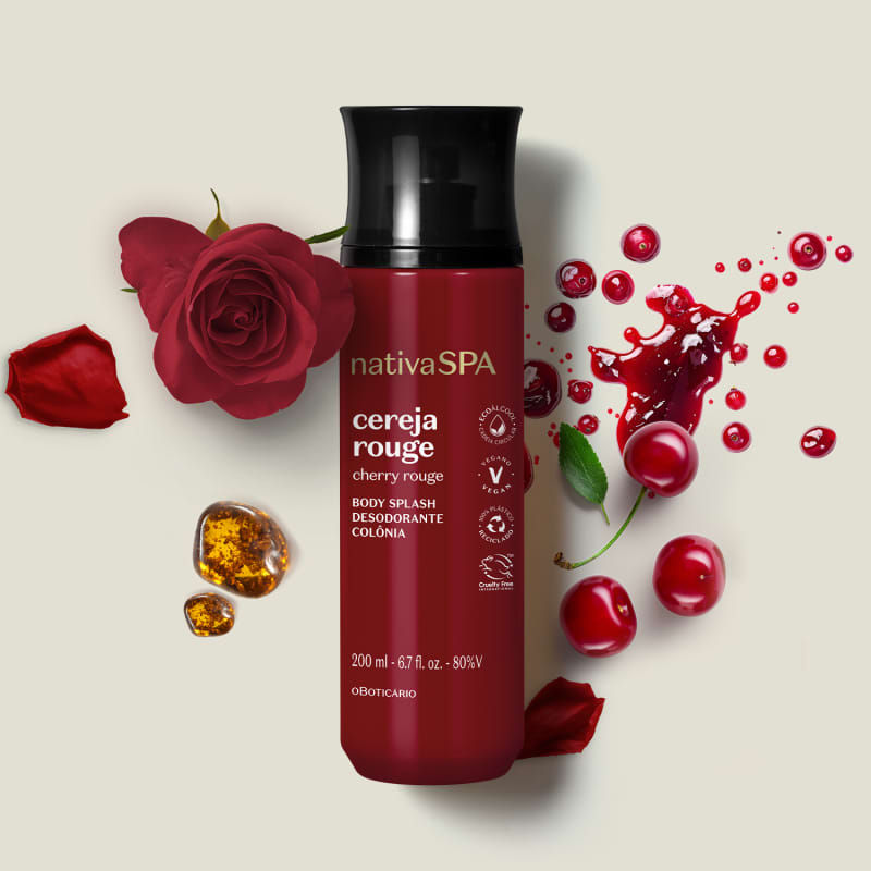 Miniatura: Body Splash Desodorante Colônia Nativa Spa Cereja Rouge - 200ml