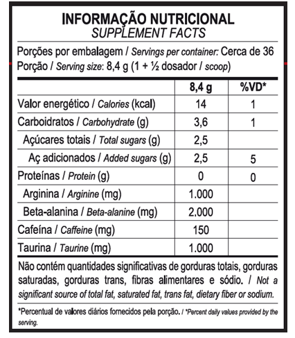 Miniatura: Pré-Treino Max Hórus - 150g