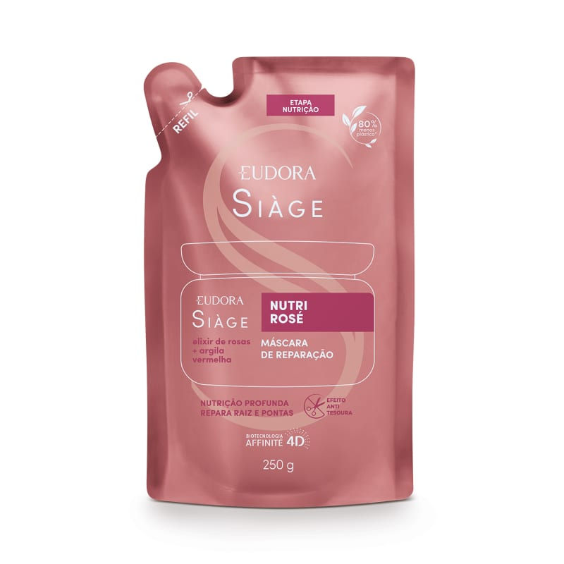 Refil Máscara Capilar Siàge Nutri Rosé - 250g