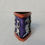 Thumbnail: ABiKA Hand Painted Tribal  Paper Mask Triangle Pen Stand