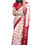 Thumbnail: ABiKA White Pitch Body, Red Border Body Bandha Cotton Saree