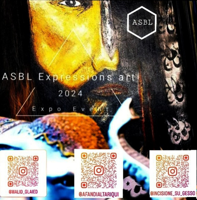 Artists Expo at Egypte Embassy in Brussels July 2024