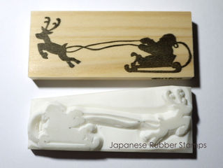 Christmas rubber stamp