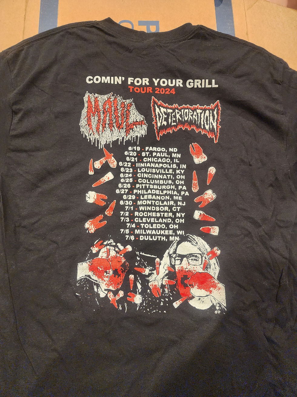 Thumbnail: Deterioration/Maul Tour Shirt