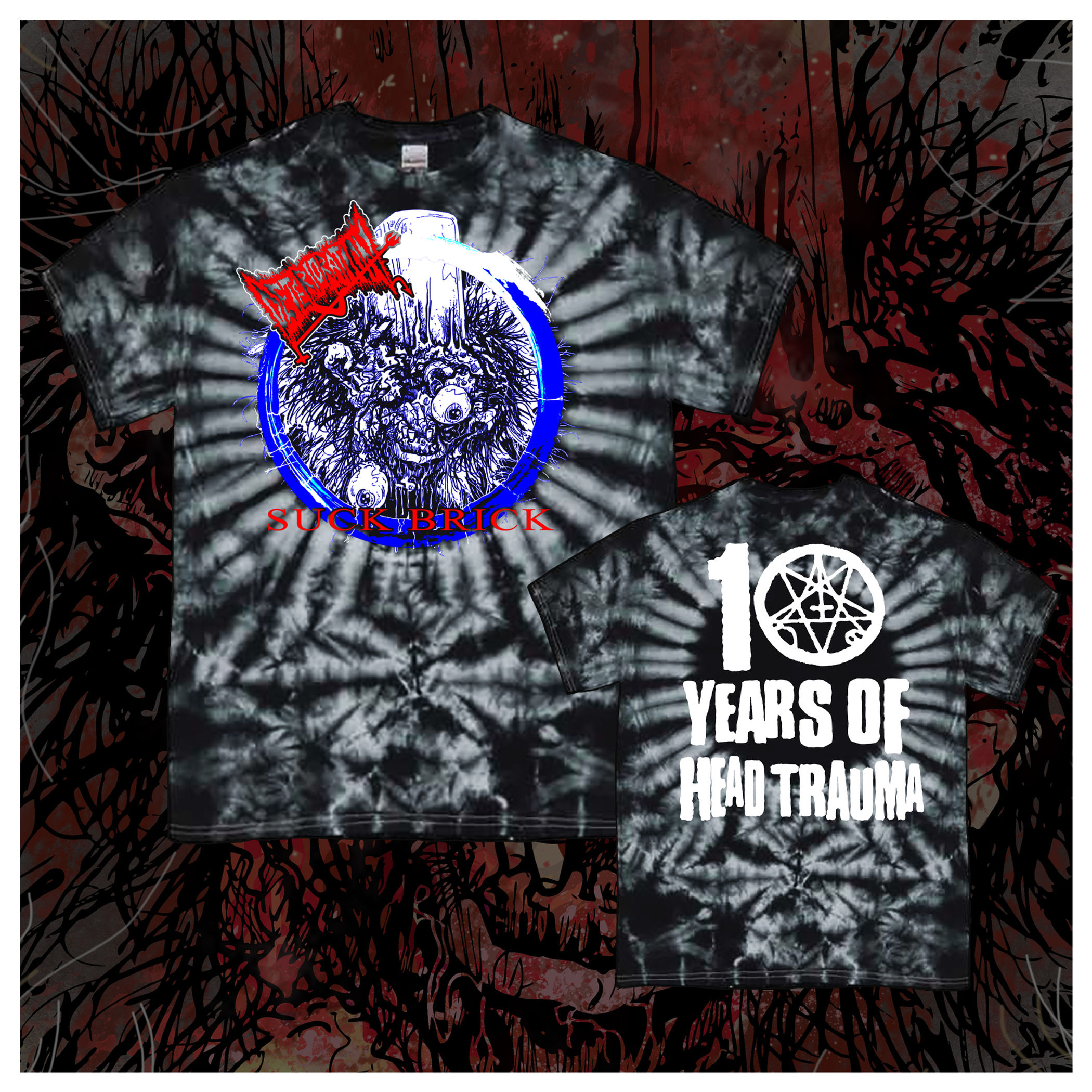 Deterioration - 10 Years of Head Trauma Tie Dye
