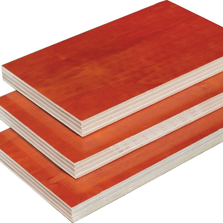 Red multi-layer plywood | Bright decorative surface | Side light colored interlayer | Furniture/decoration substrate | E0 env