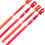 الصورة المصغرة: Red metal connector, perforated plate and coil spring structure, A/B marking, mechanical buffer/retractile component, industr