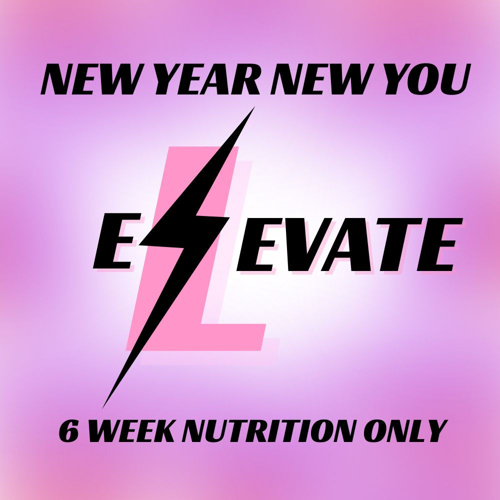 6 Week Nutrition Coaching ONLY - NEW YEAR SALE