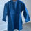 Thumbnail: Linen kurta - blue stripe 5 yr old