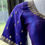 Thumbnail: Silk Blouse - V neck Rich purple
