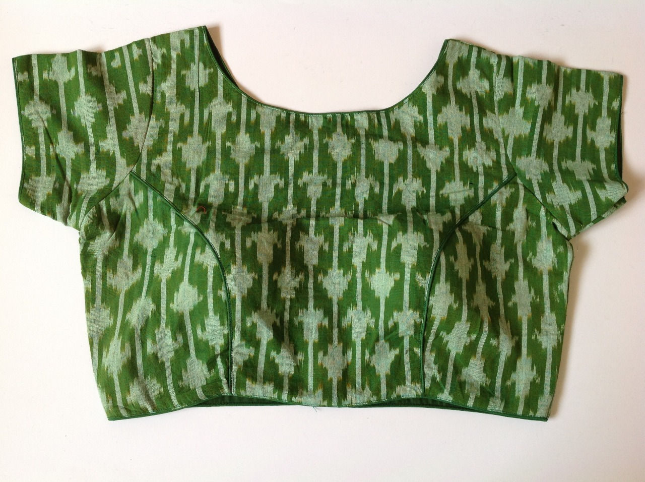 Green Ikkat Blouse