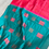 Thumbnail: Semi soft silk saree teal green and pink - borderless saree 
