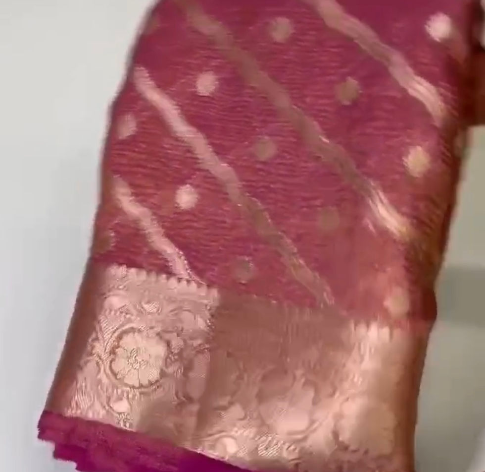 Thumbnail: Banaras Katan tissue silk saree 