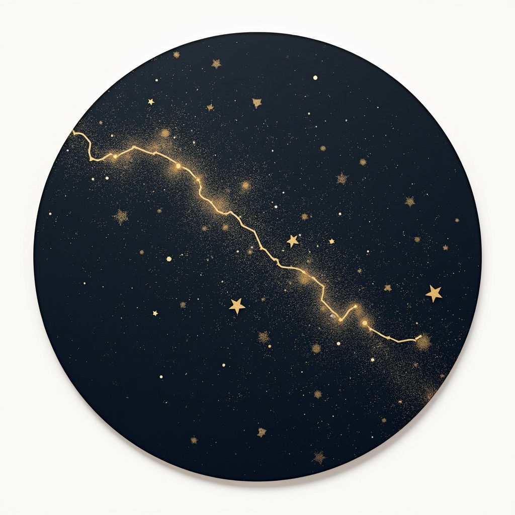 Golden Constellation Map
