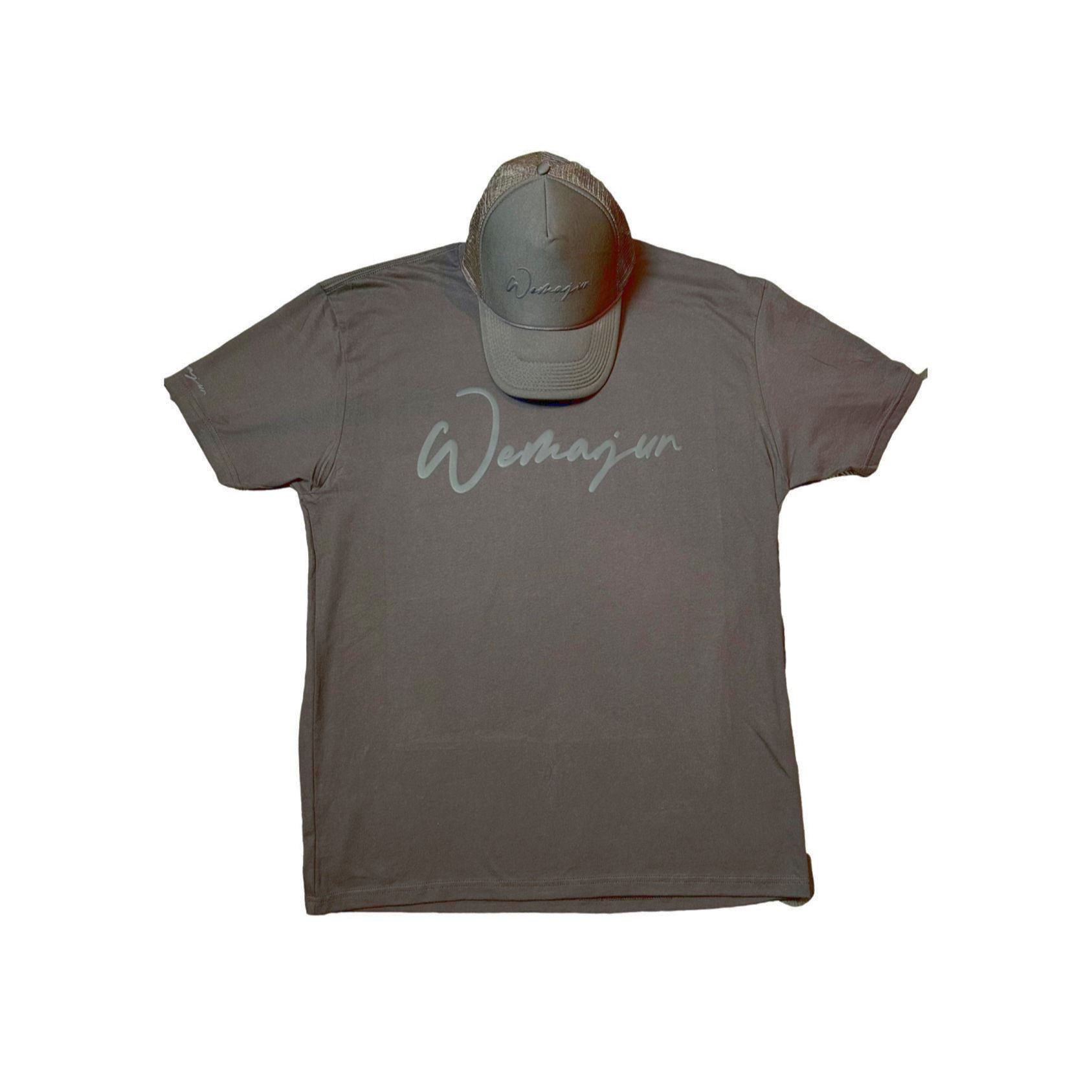 WEMAJUR chocolate signature trucker and T-shirt set