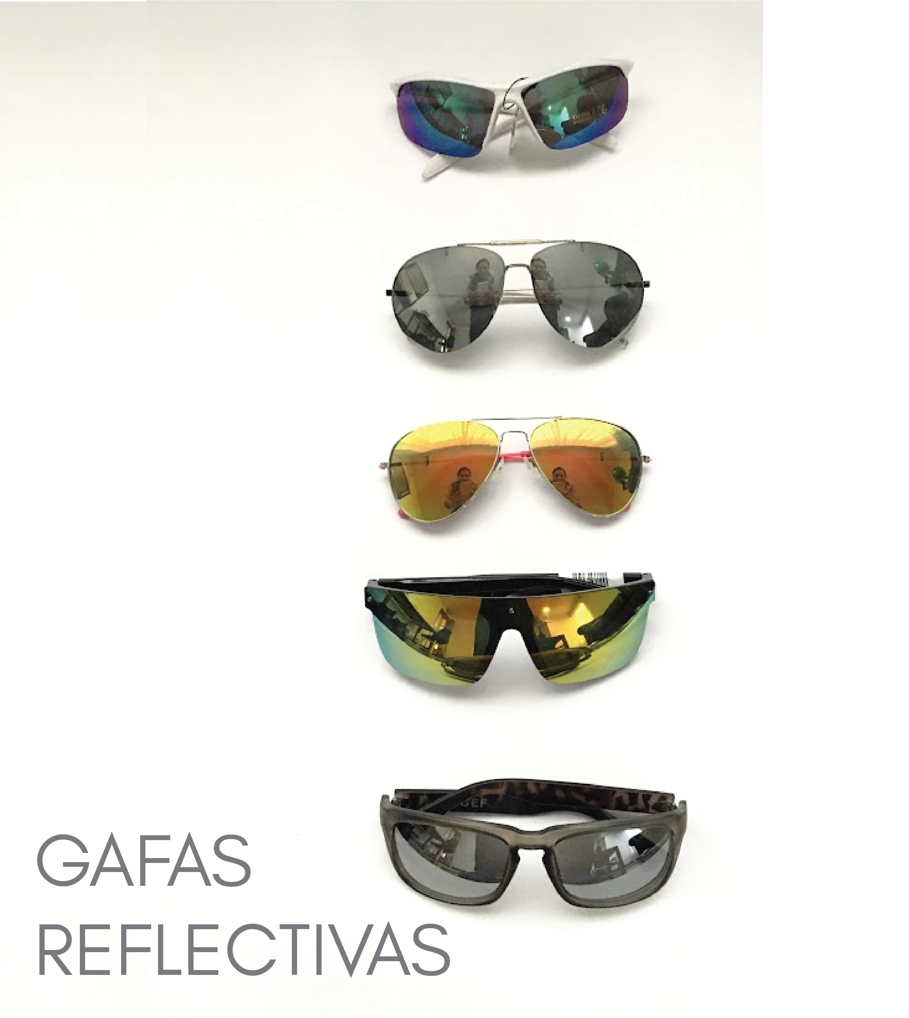 Gafas de sol con lente reflectivo