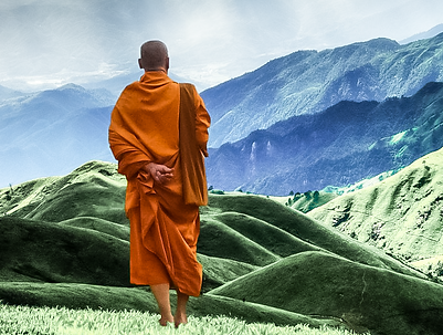 Mindlefulness Buddhist Monk