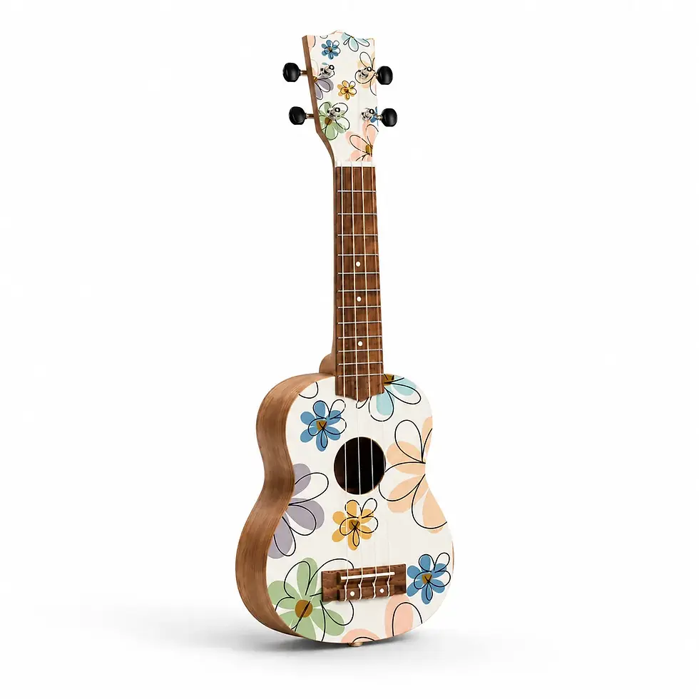 Thumbnail: Anaya's Floral Bloom Concert Ukulele