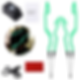 Thumbnail: Variable Length Universal LED Motorcycle Helmet Sticker 
