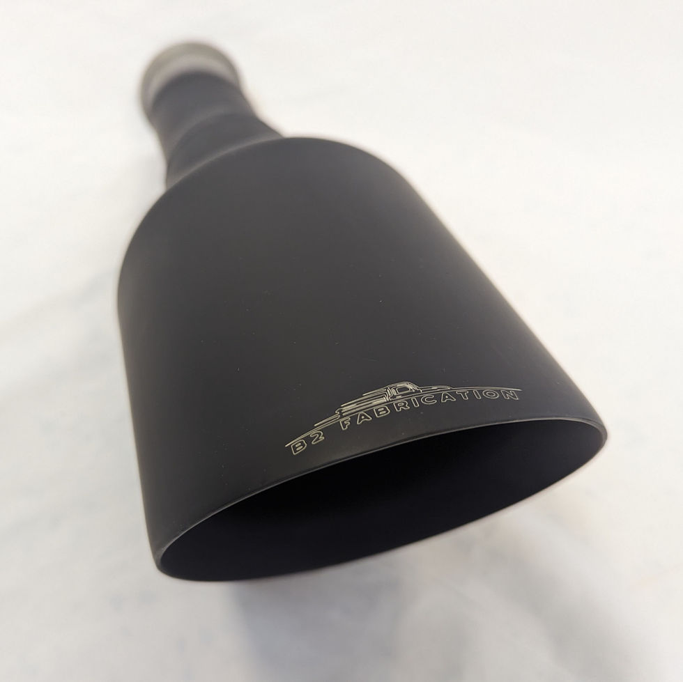 black cerakote exhaust tips