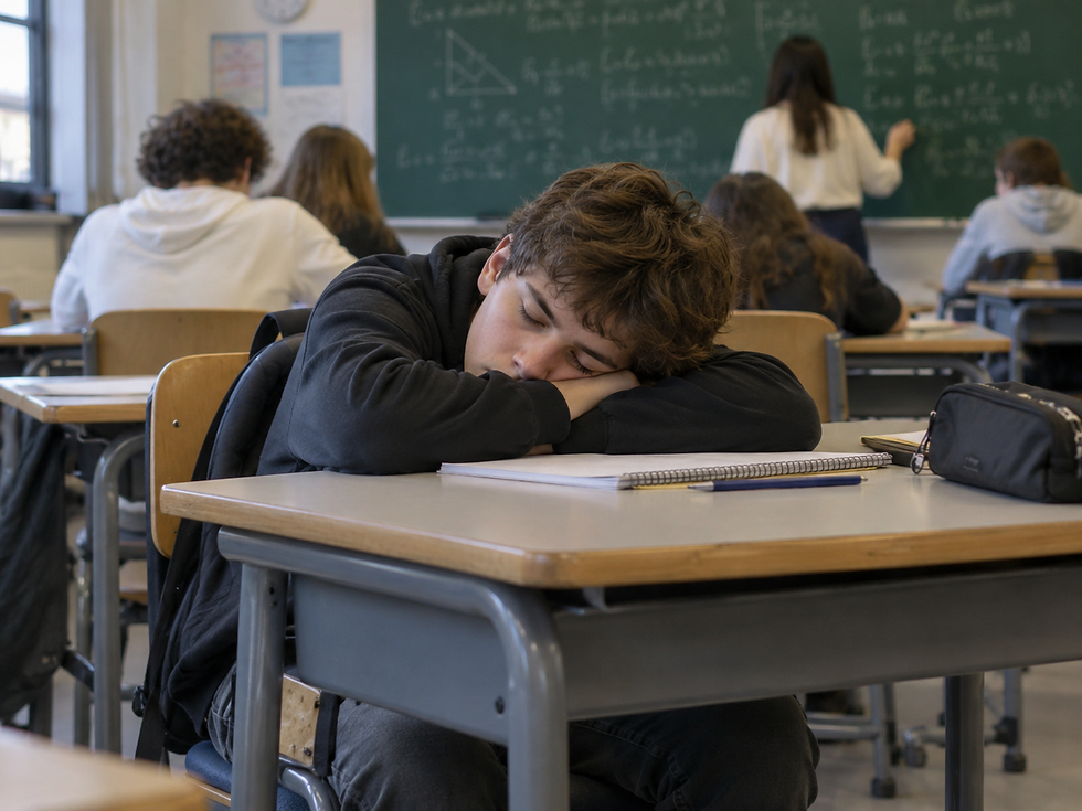 El tutor de mi hijo me dice que se duerme en clase: ¿qué puede estar pasando?