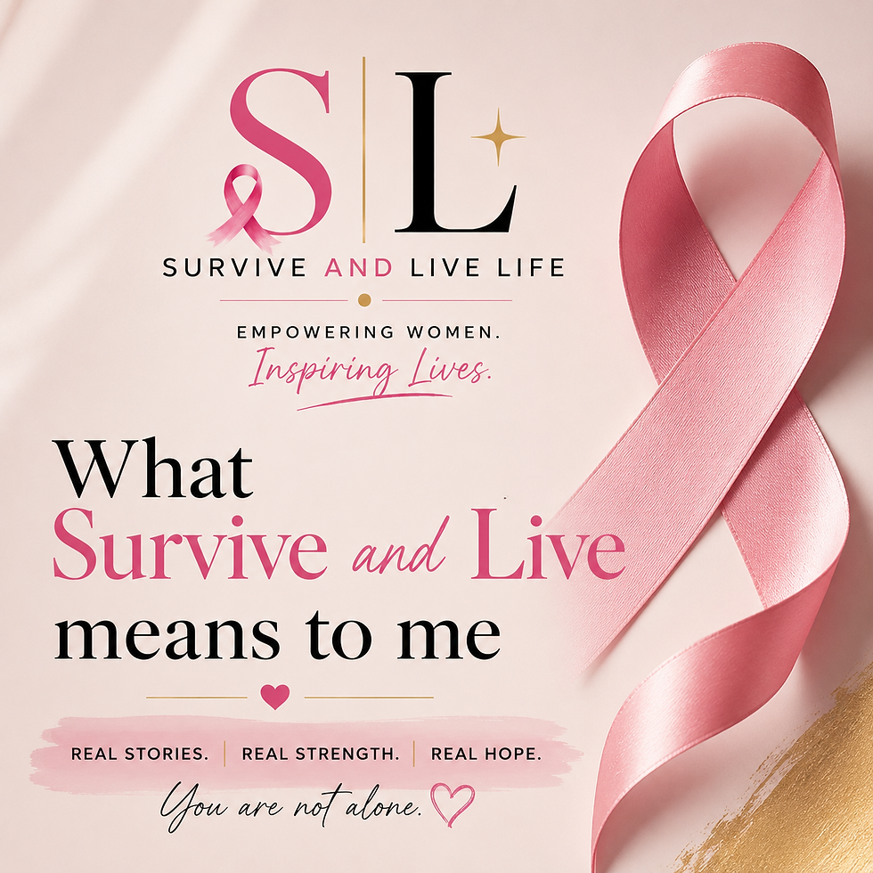 What "Survive and Live" Means to Me
