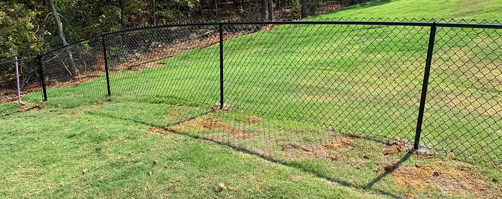 Black Chain Link Fence