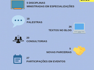 2018 foi de trabalho!