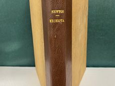Excerpta, by Isaac Newton